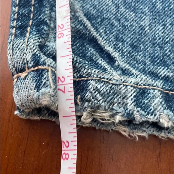 Zara straight leg distressed jeans size 12 - Picture 6 of 6